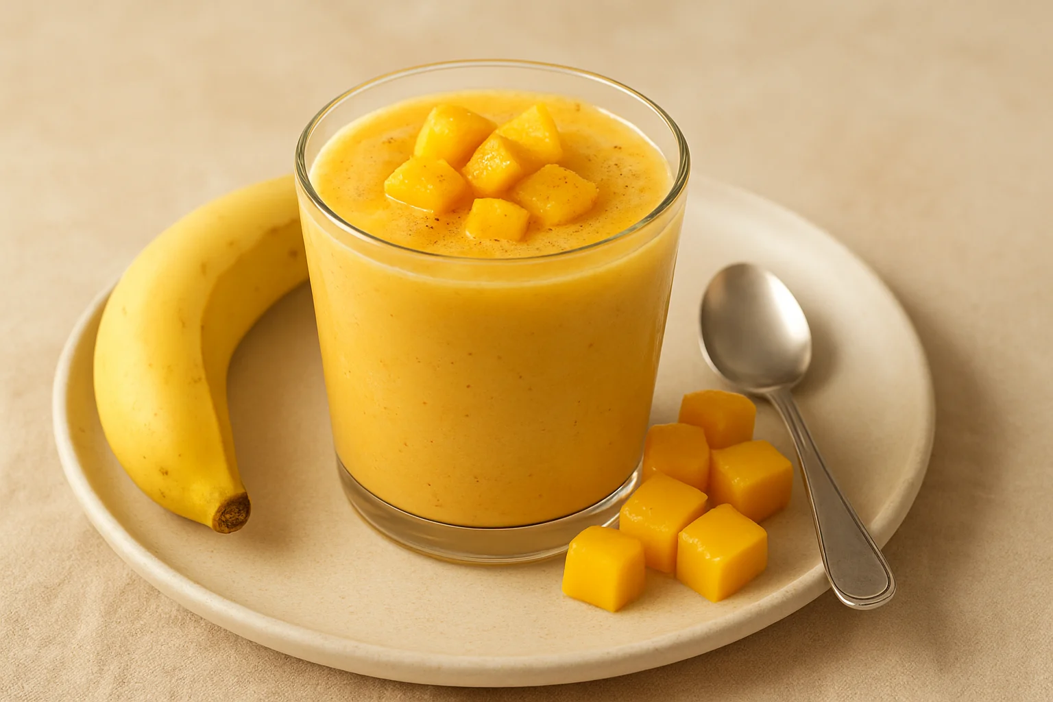 Smoothie mangue-banane