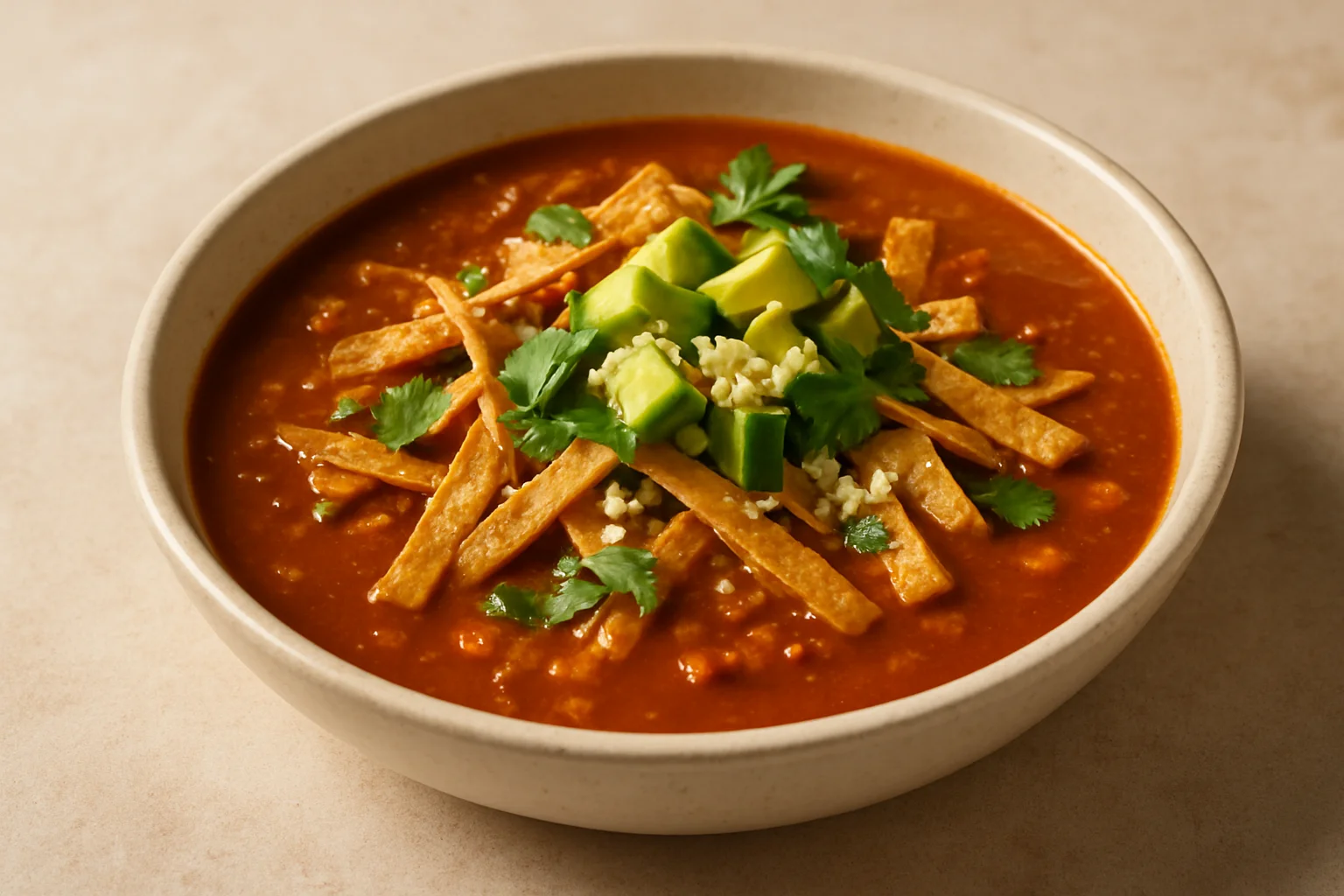 Sopa azteca