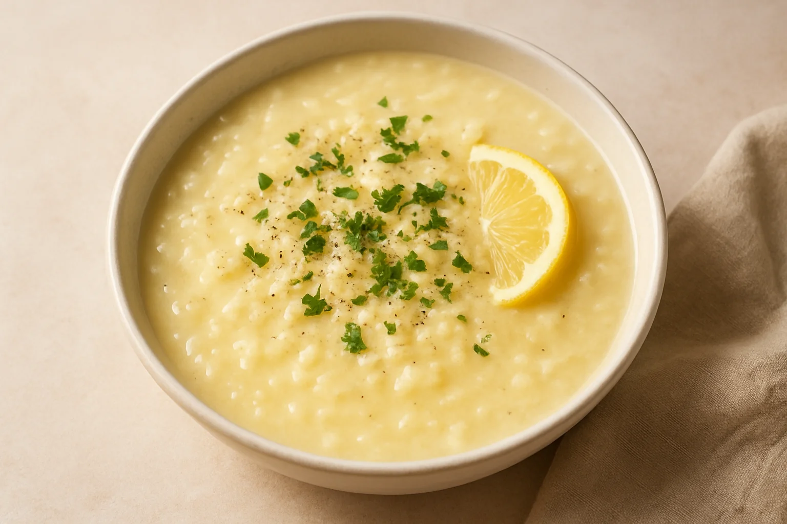 Soupe avgolemono