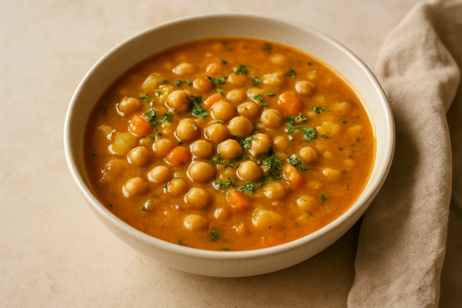 Soupe de pois chiches