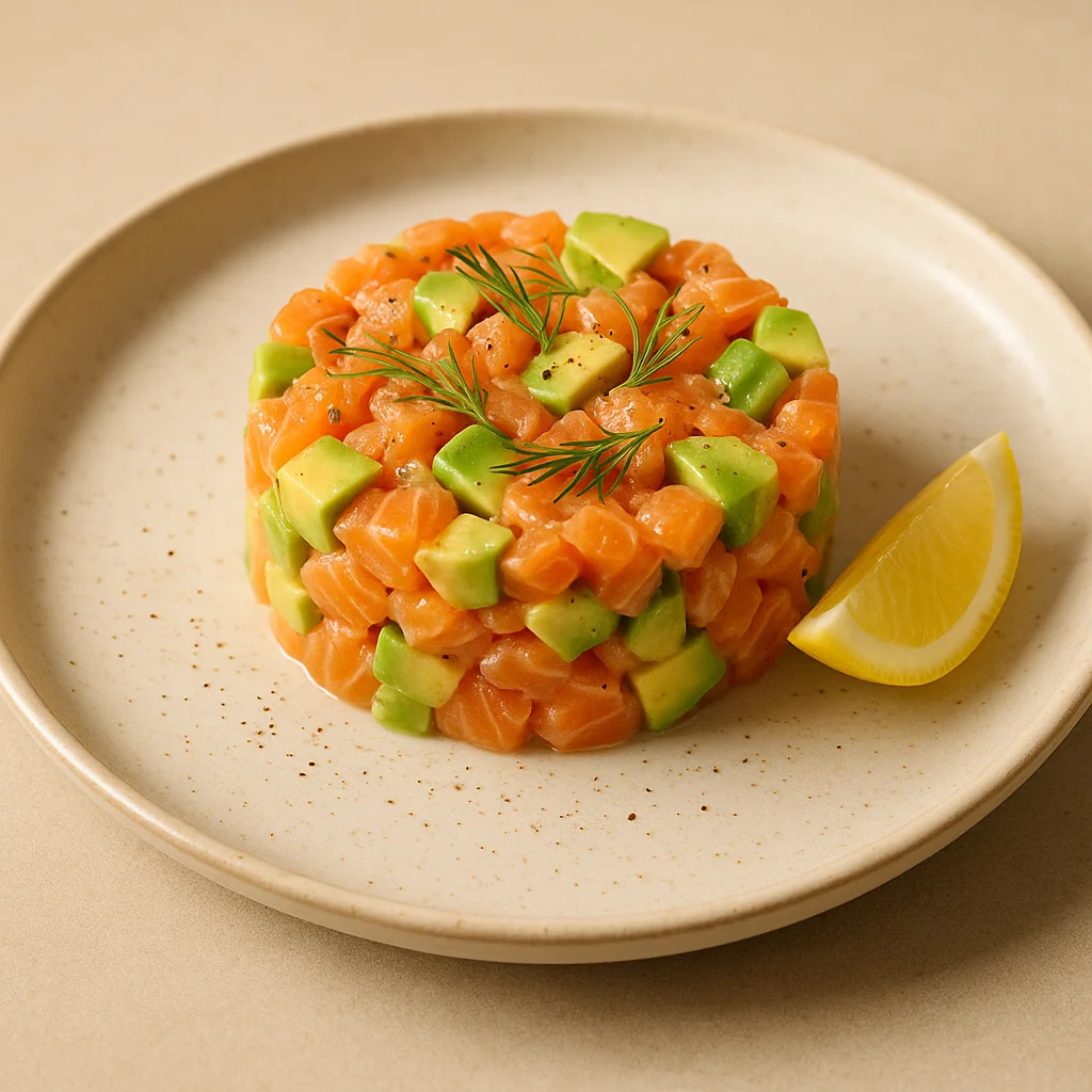 Tartare de saumon avocat