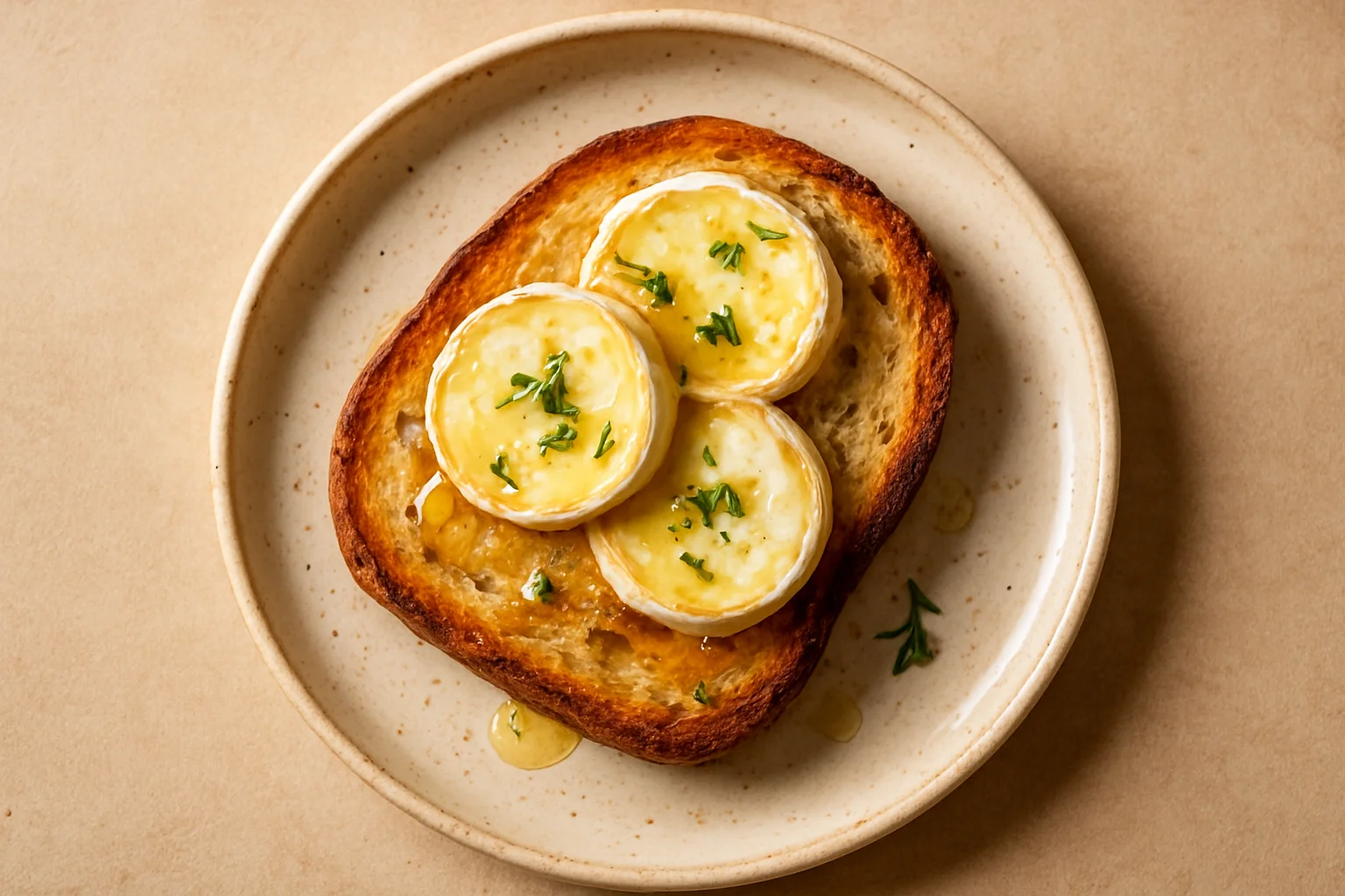 Tartine chèvre-miel