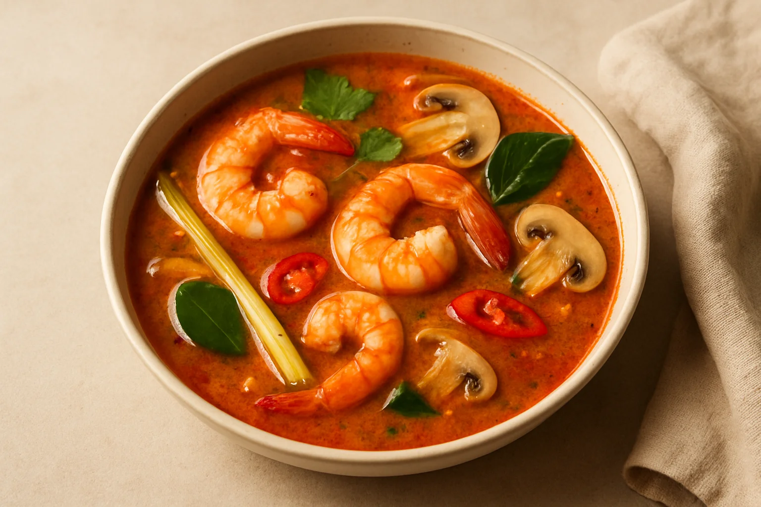 Soupe tom yum