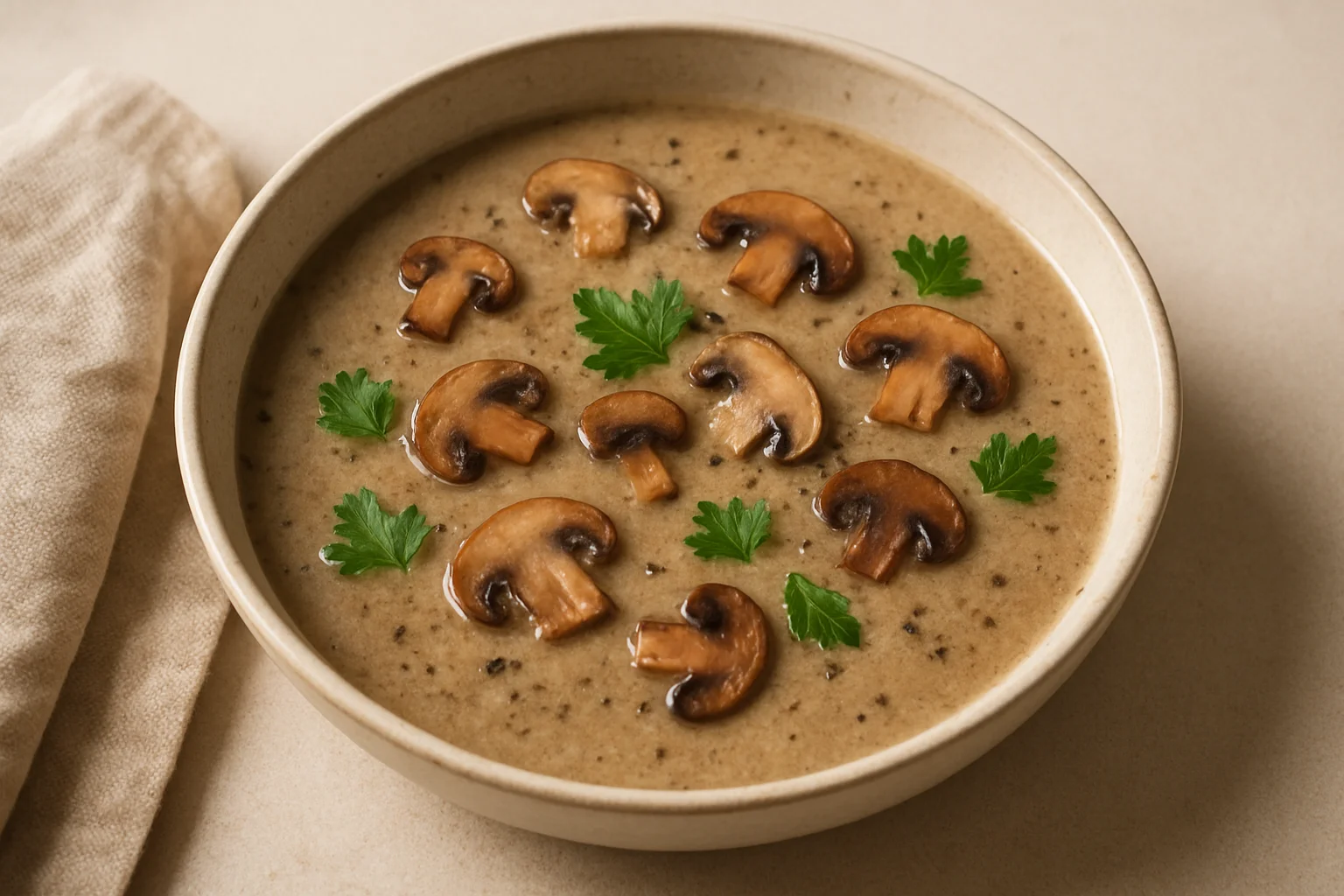 Velouté de champignons