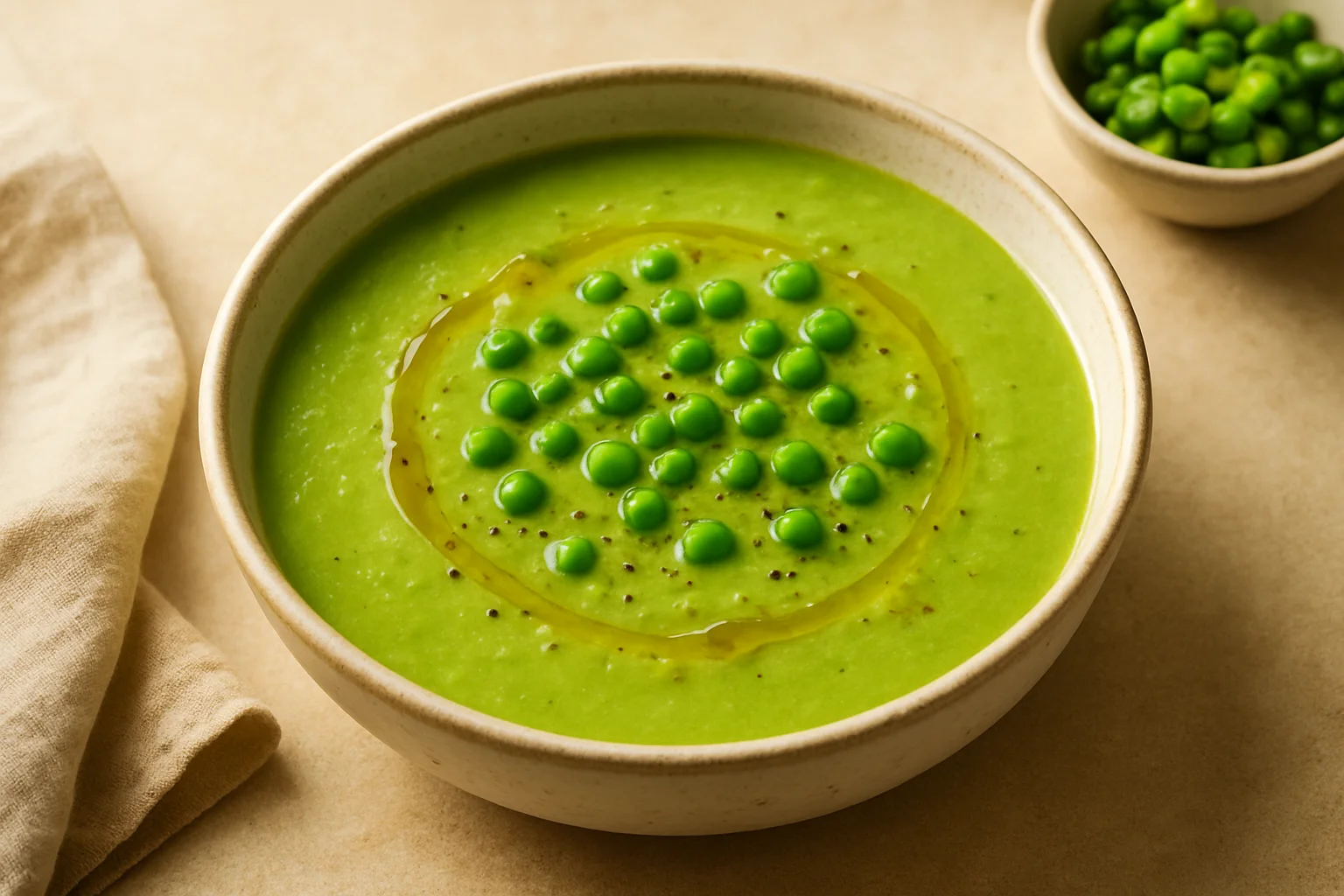 Velouté de petits pois